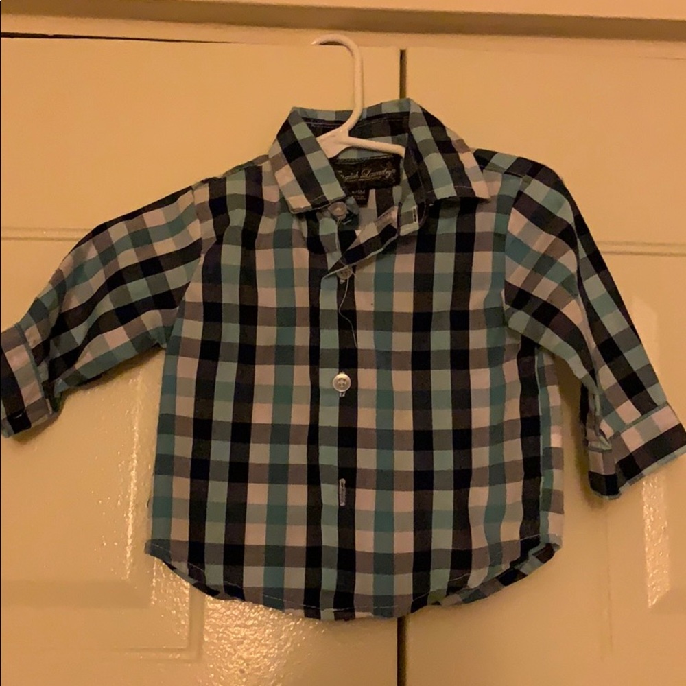 Plaid boys shirt